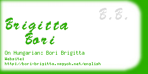 brigitta bori business card